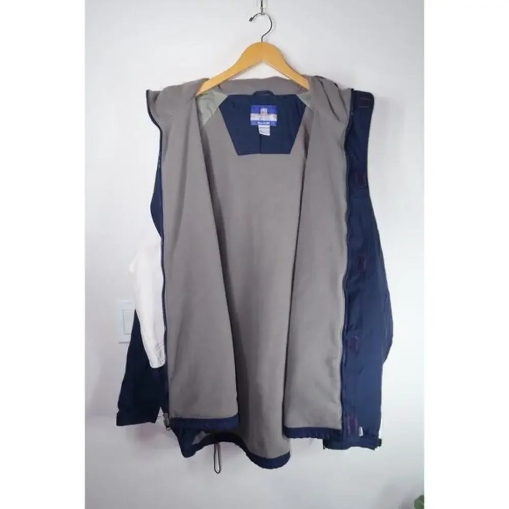 Vintage Reebok Label DALLAS COWBOYS On-Field Zippered 2XL Winter Hoodie‎ Jacket